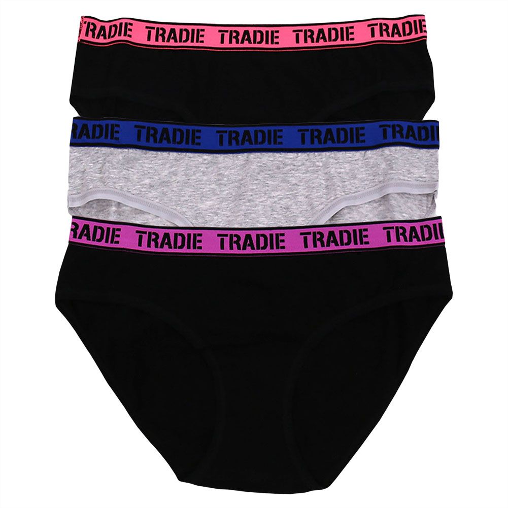 Tradie Womens Focus Hi-Kini 3Pk