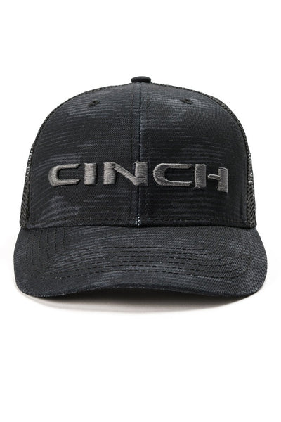 Cinch Cap Black With Mesh Back