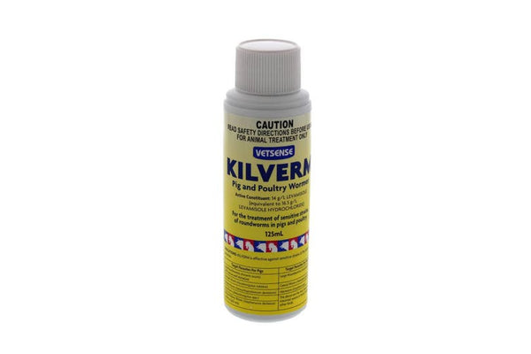 Kilverm Pig and Poultry Wormer 125ml - Clermont Agencies