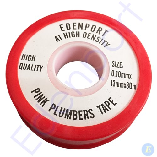 Thread Tape Pink Plumbers .1x12mm 10m - Clermont Agencies