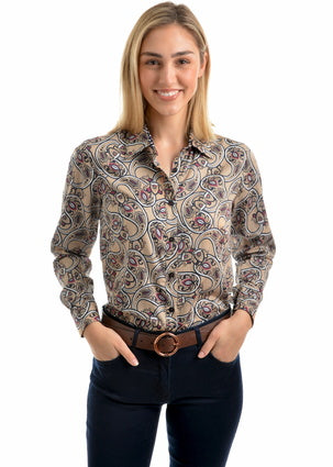 Thomas Cook Womens Melanie Print Long Sleeve Shirt