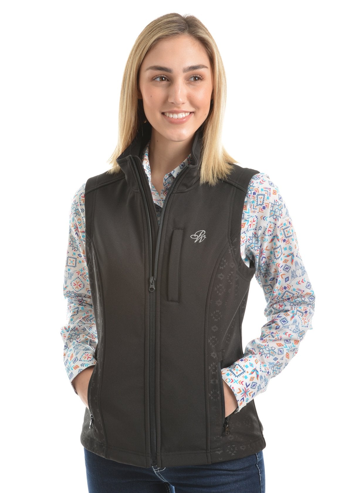 Pure Western Womens Nova Softshell Vest