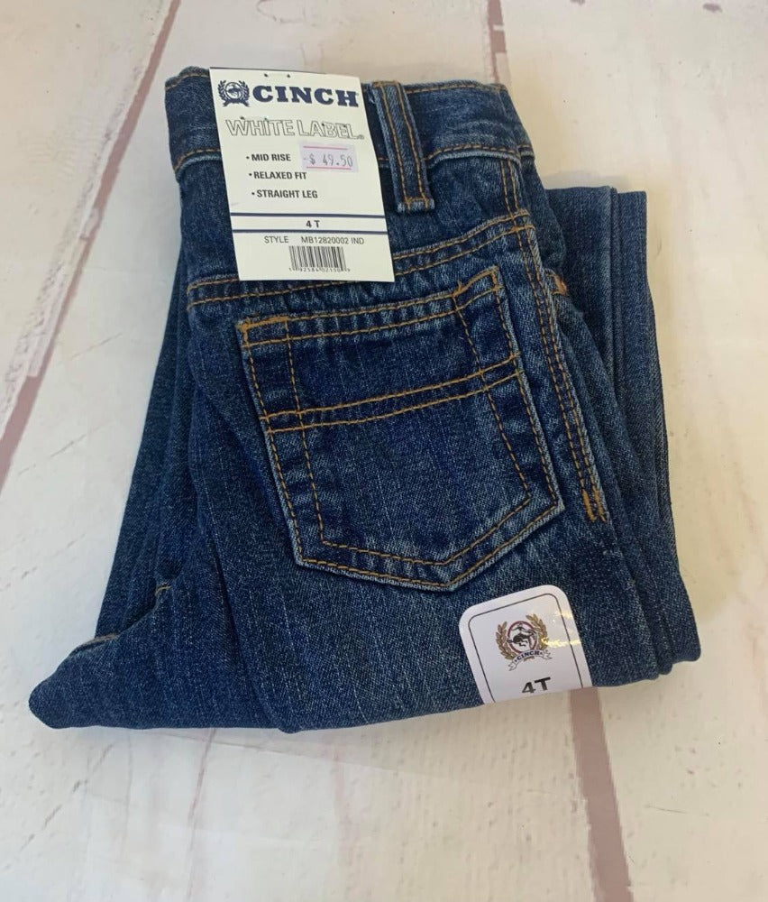 Cinch Boys Toddler Regular White Label Jean