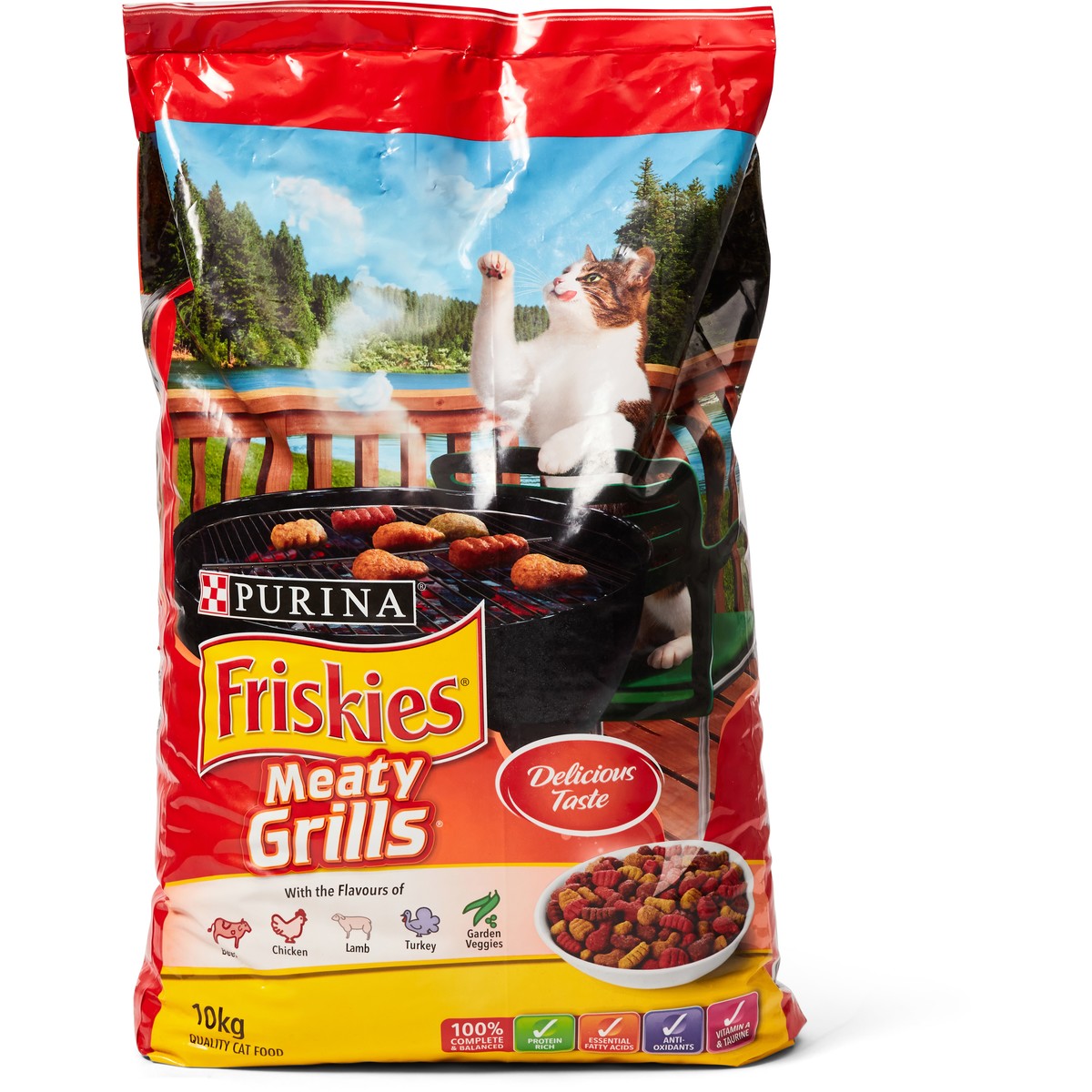 Friskies dry deals cat food 10kg