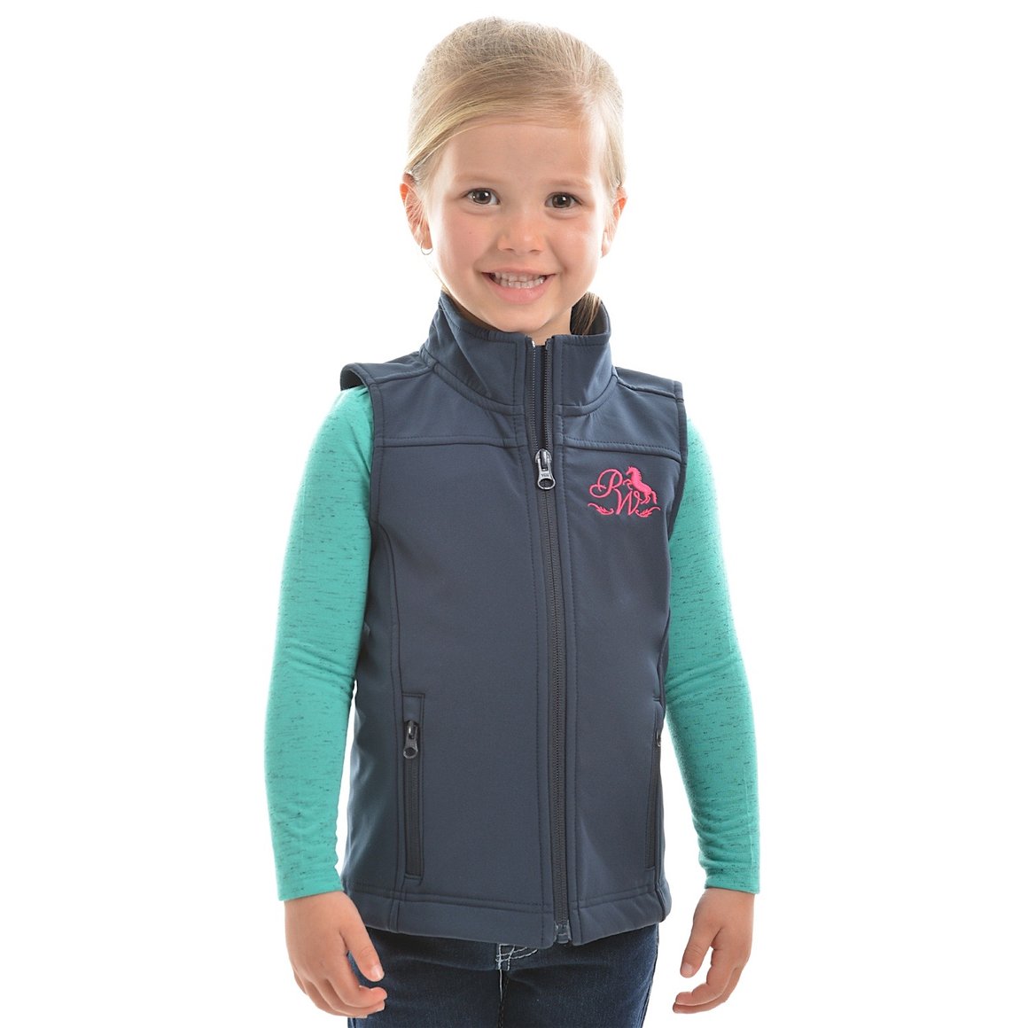 Pure Western Girls Softshell Vest