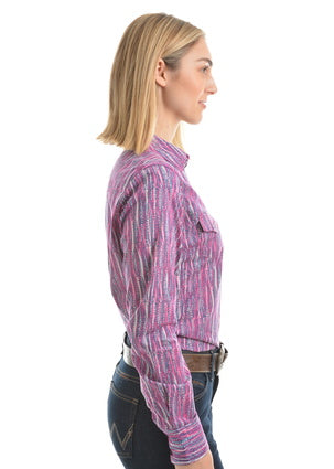 Wrangler Womens Cora Print Long Sleeve Shirt
