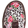 Ariat Womens Cruiser Chocolate Chip Leopard Roses Slip On Boot