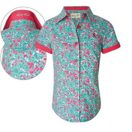Thomas Cook Girls Roseberry Print Short Sleeve Shirt