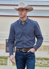Pure Western Mens Steve Print Long Sleeve Shirt