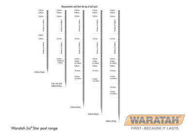 Steel Post Waratah 6ft Jio