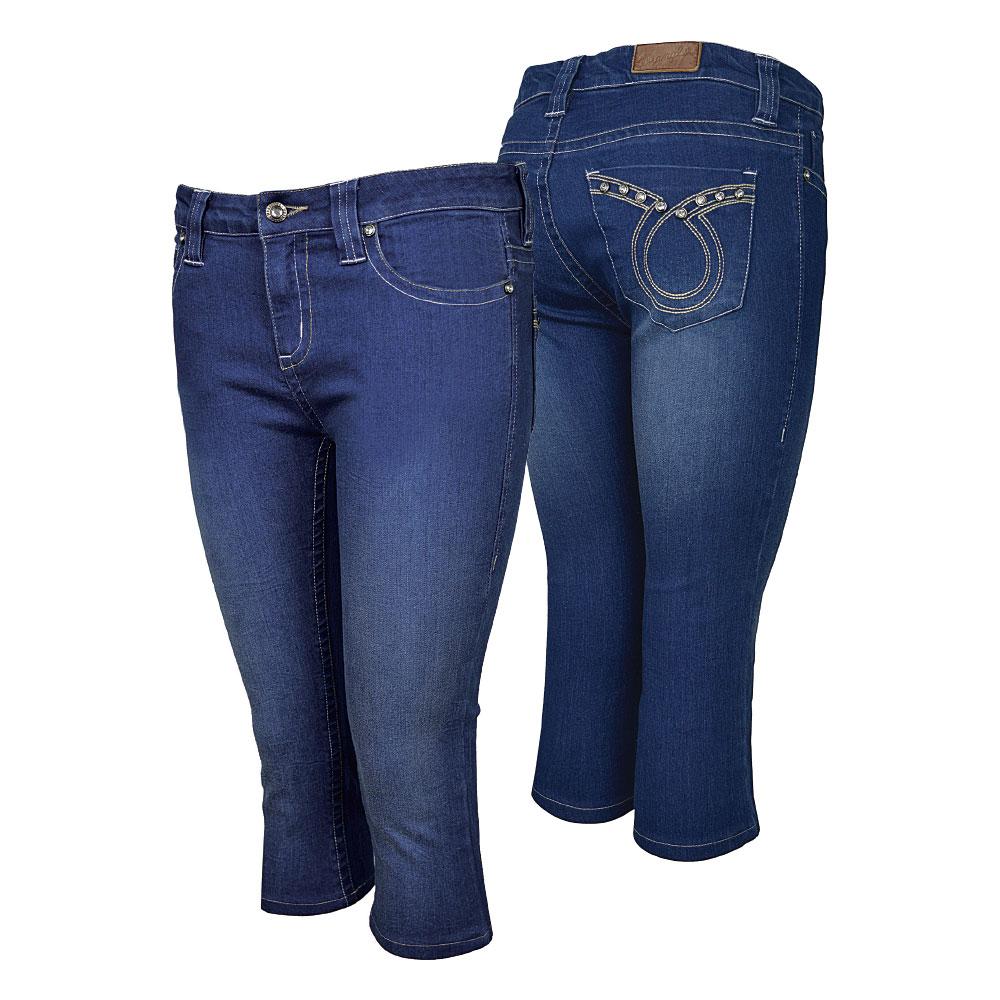 Buy Women's 3/4 length stretch pant by Biz Care online - she wear