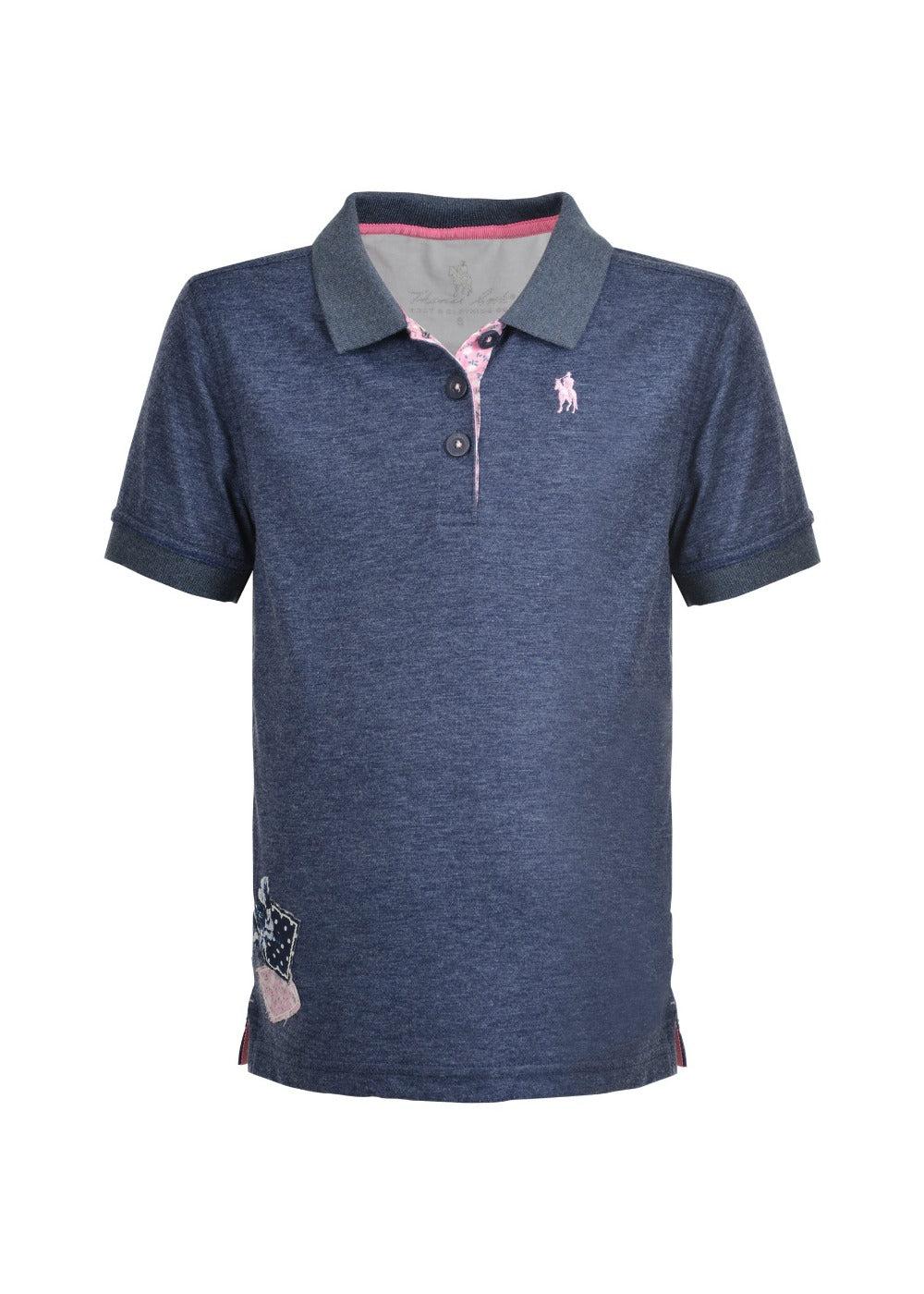 Thomas Cook Girls Patchwork Short Sleeve Polo