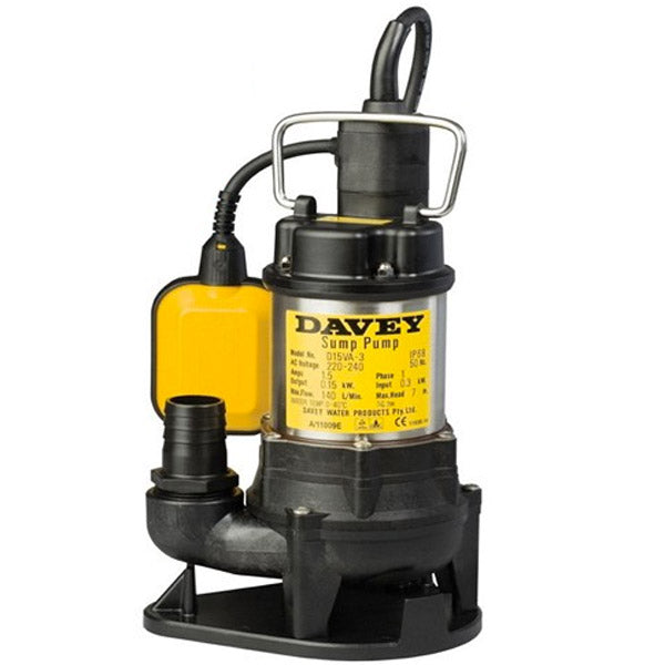 Davey Submersible Drainage Pumps Sump D15VA