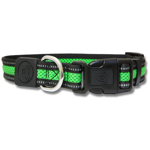 Dog Collar Double Layer Mesh Reflective Thread 28-40cm