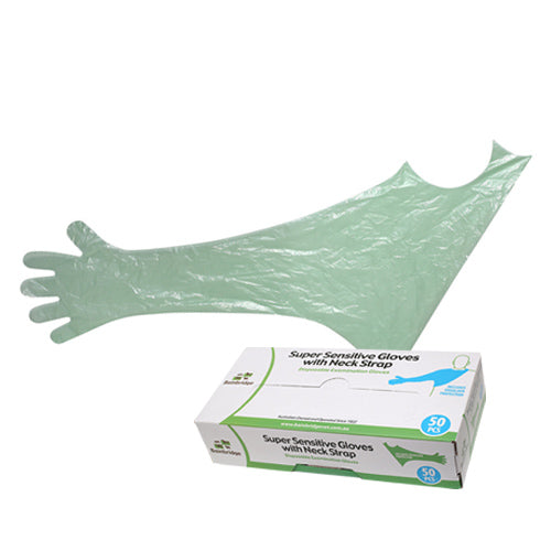 Preg Testing Neck Strap Shoulder Length Gloves