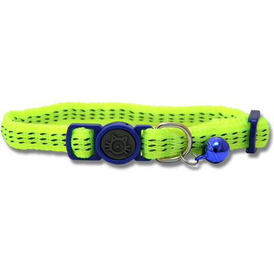 Cat Collar Nylon Padded with Safety Buckle 19-31cm