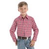 Wrangler Boys Wrinkle Resistant Long Sleeve Shirt