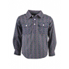 Hard Slog Boys/Girls Kit Half Button LS Shirt