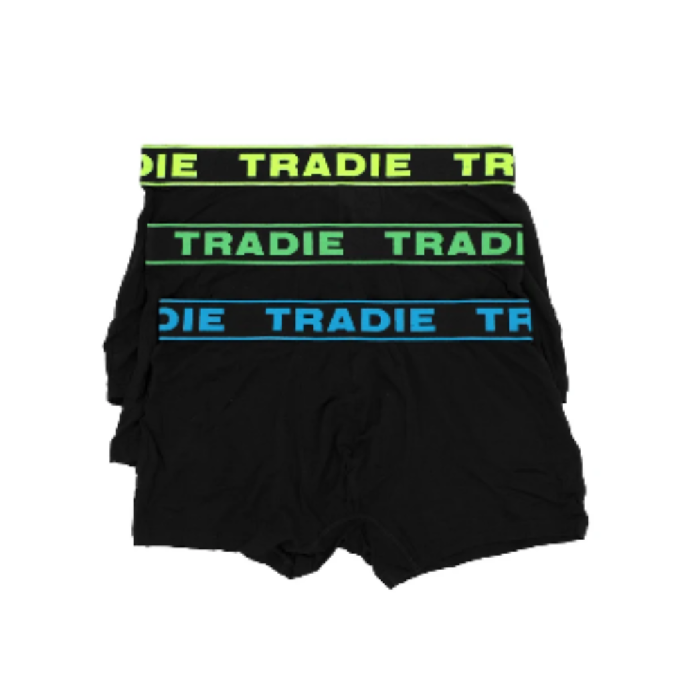 Tradie Mens Bamboo Fitted 3Pk Trunk