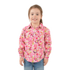 Hard Slog Boys/Girls Belle Half Button LS Shirt