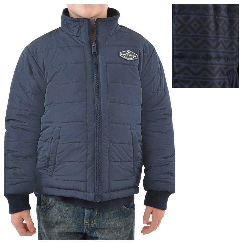 Pure Western Boys Patterson Reversible Jacket