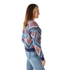 Pure Western Womens Geneva Cable Knit Pullover