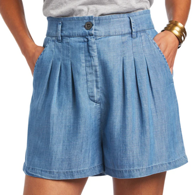 Ariat Womens Blue Note Denim Shorts