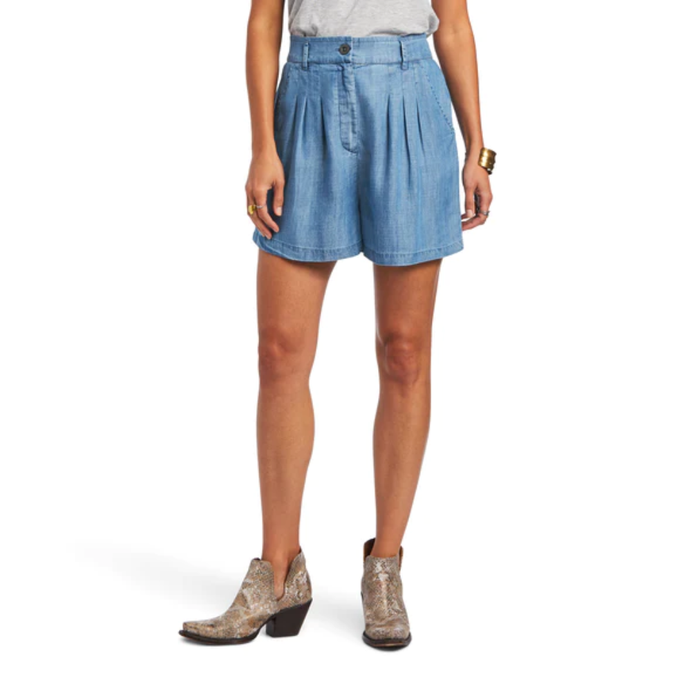 Ariat Womens Blue Note Denim Shorts