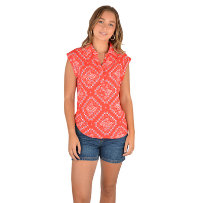 Wrangler Womens Jennie Print SS Shirt