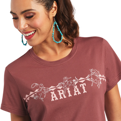 Ariat Womens REAL Bucking Bronc SS Tee