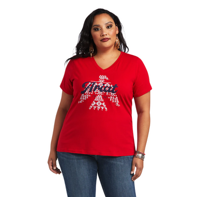 Ariat Womens REAL Firebird SS Tee