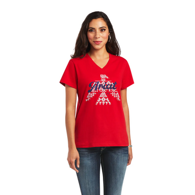 Ariat Womens REAL Firebird SS Tee