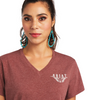 Ariat Womens REAL Longhorn SS Tee