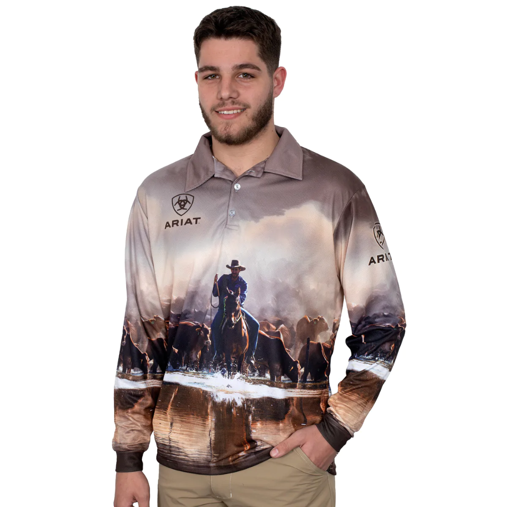 Ariat Mens Muster LS Fishing Shirt