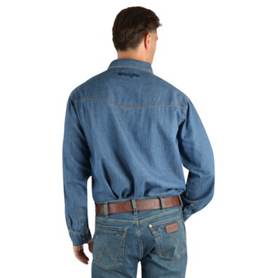 Wrangler Mens Jay Denim LS Shirt