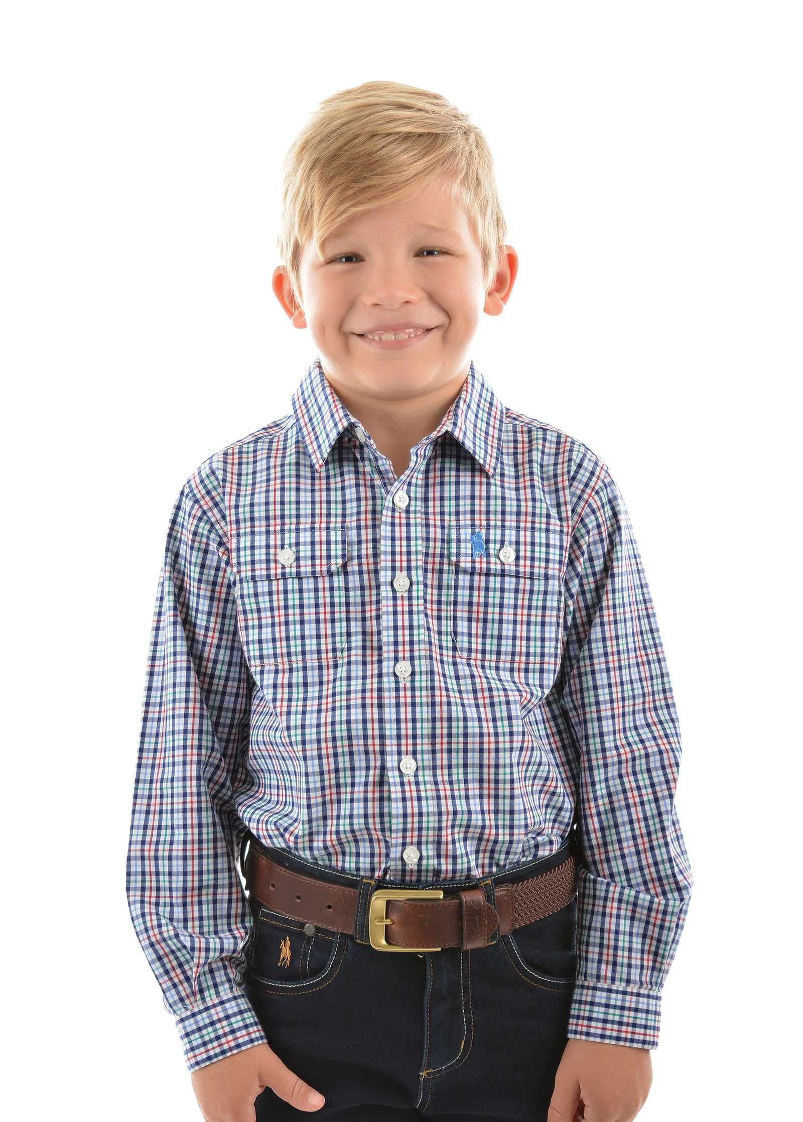 Thomas Cook Boys Scott Check Long Sleeve Shirt