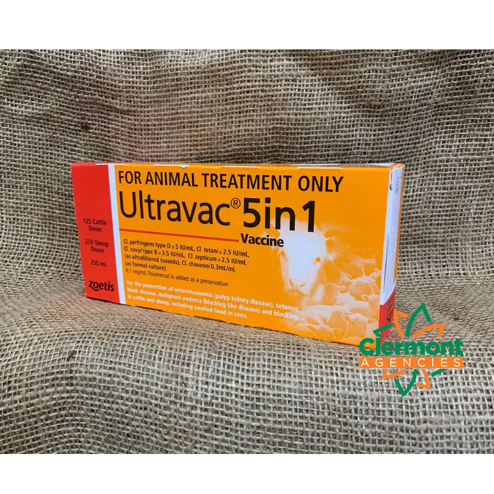 Ultravac 5 in 1 250ml 125 Doses Zoetis