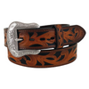 Roper Mens Tooled Leather Belt