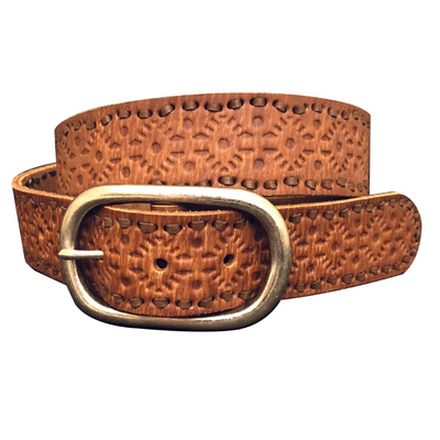 Roper Womens Distressed Leather Belt