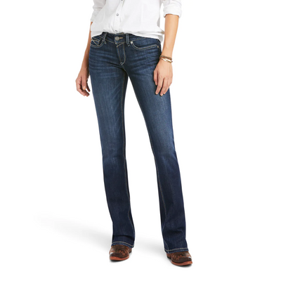 Ariat Womens REAL Alexandra Mid Rise Bootcut Jean