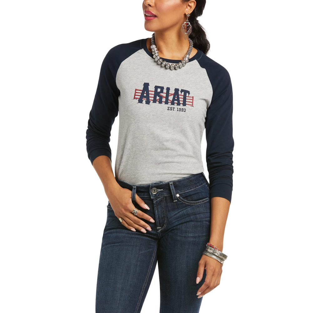 Ariat Womens REAL Graphic LS Tee