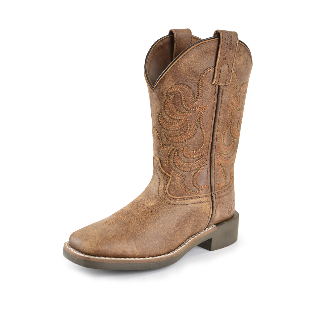 Pure Western Childrens Sawyer Top Boot