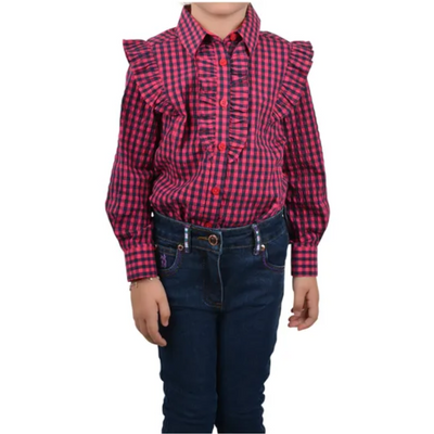 Thomas Cook Girls Gia Gingham Long Sleeve Shirt