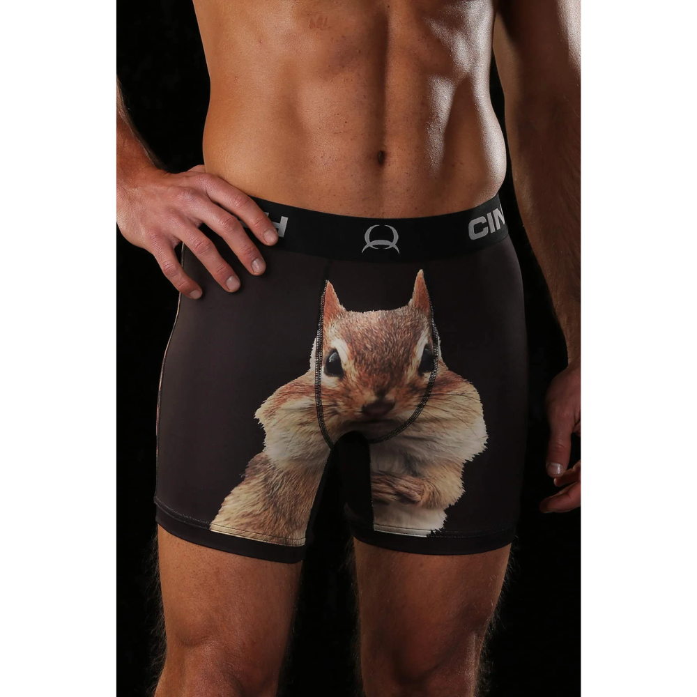 Cinch Mens Squirrel Boxer Brief