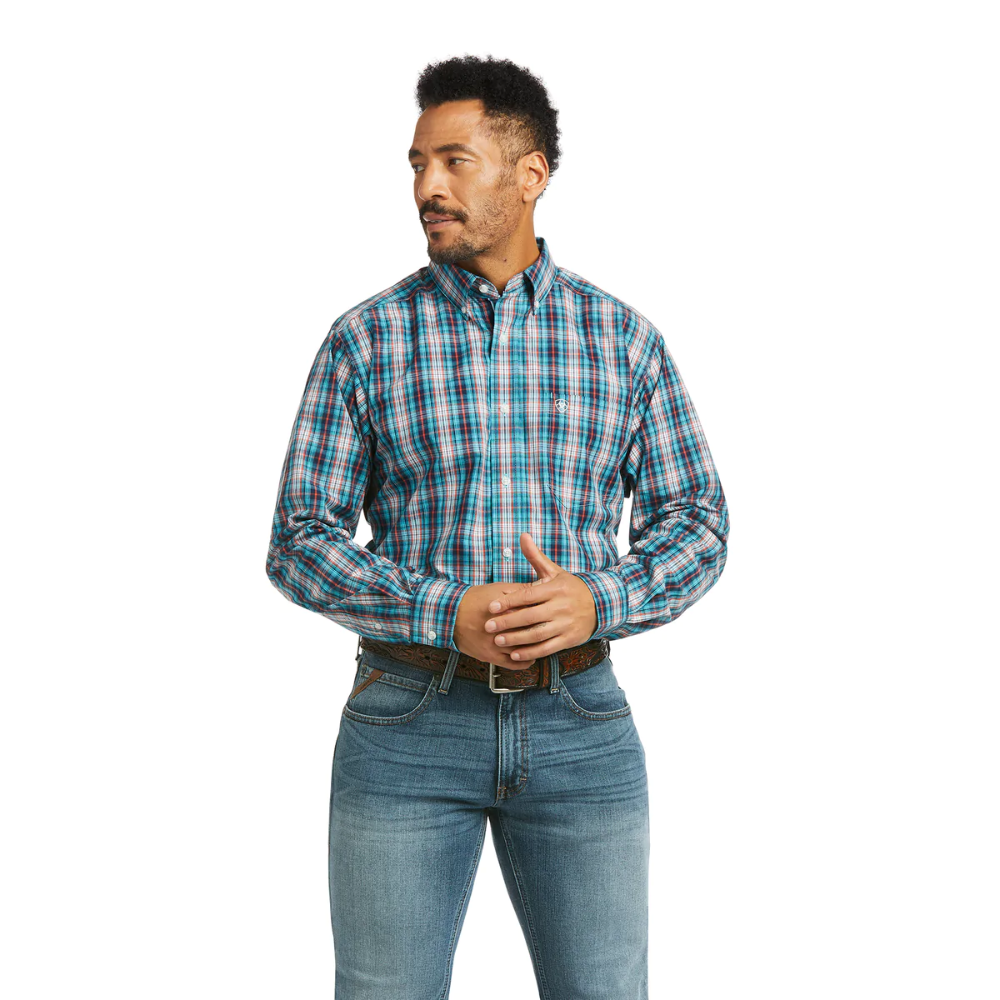 Ariat Mens Pro Series Pelagios Fitted Long Sleeve Shirt