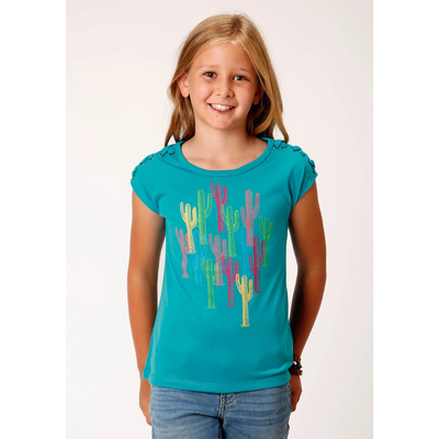 Roper Girls Cactus Print Tank Top