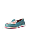 Ariat Womens Cruiser Pool Blue with Floral Print
