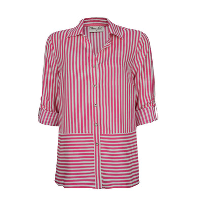 Thomas Cook Womens Riverina Stripe Long Sleeve Shirt