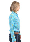 Wrangler Womens Eve Print Long Sleeve Shirt